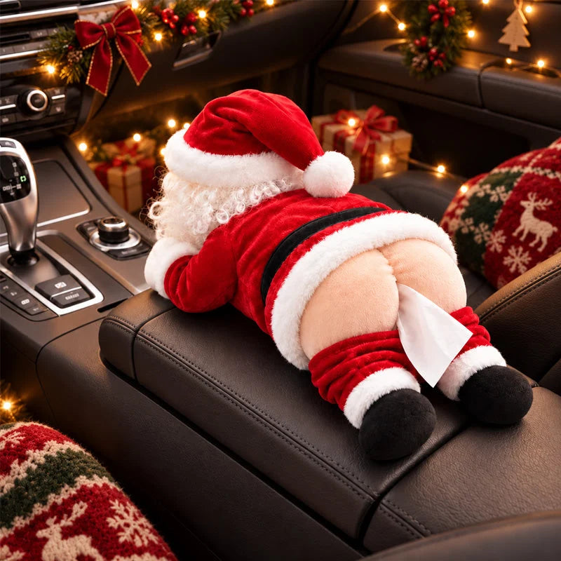 Funny Santa Butt Tissue Box