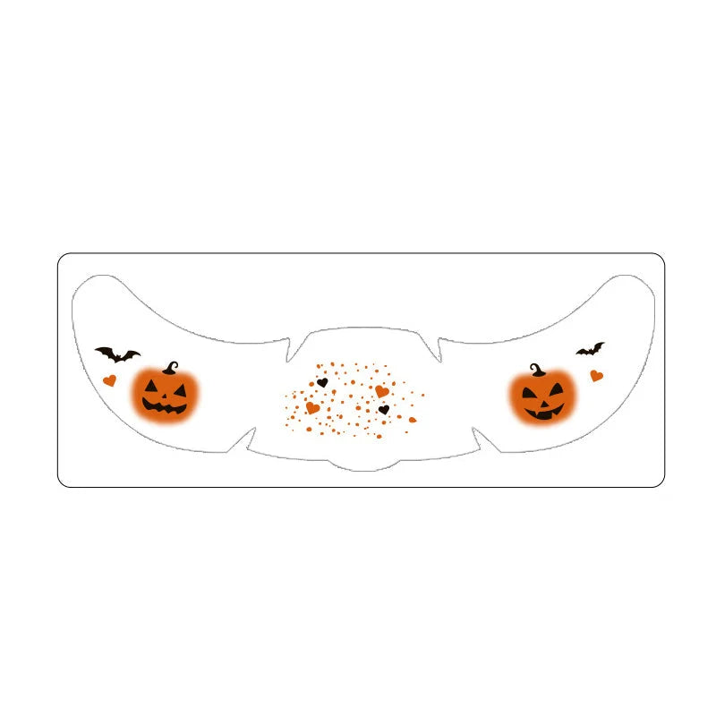 🎃👻 50% OFF TODAY! 3 pcs　Create a Spooky Halloween Look in Seconds — No Messy Face Paint, Just Easy Water-Transfer Tattoos!