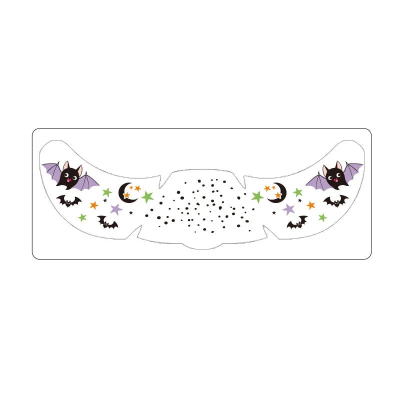 🎃👻 50% OFF TODAY! 3 pcs　Create a Spooky Halloween Look in Seconds — No Messy Face Paint, Just Easy Water-Transfer Tattoos!
