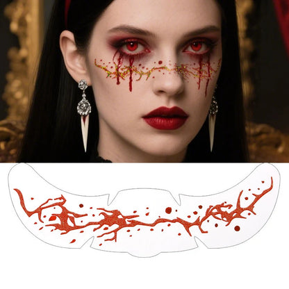 🎃👻 50% OFF TODAY! 3 pcs　Create a Spooky Halloween Look in Seconds — No Messy Face Paint, Just Easy Water-Transfer Tattoos!