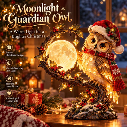 🎄 Christmas Limited-Time Sale | Moonkeeper Owl™ – Lighted Christmas Owl