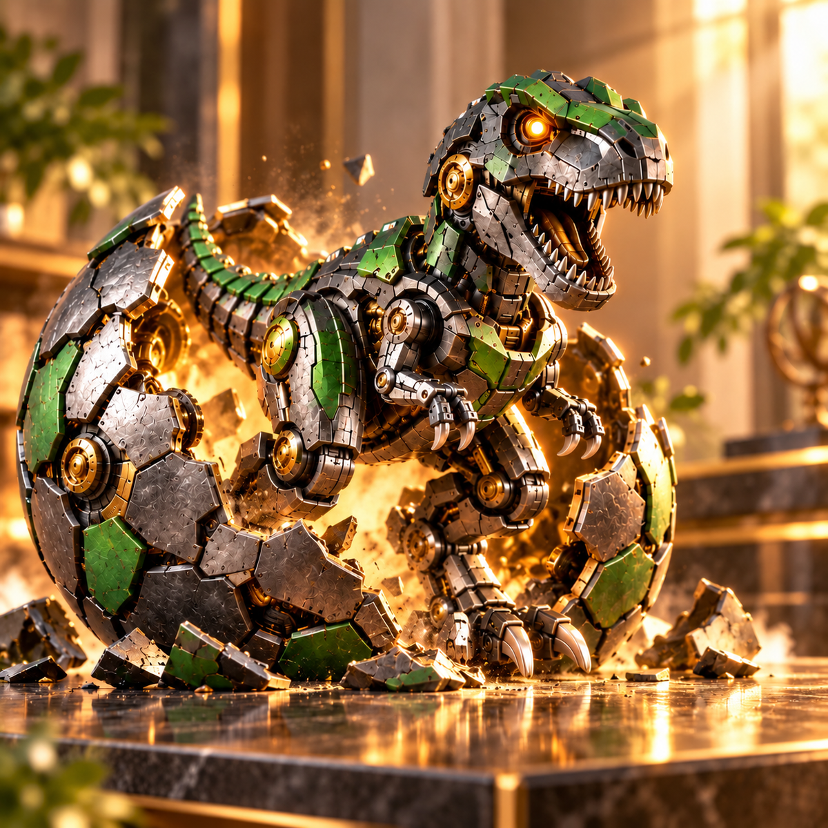 🥚🦖 Mechanical T-Rex Egg – From Mysterious Egg to Mighty Robotic Dinosaur!
