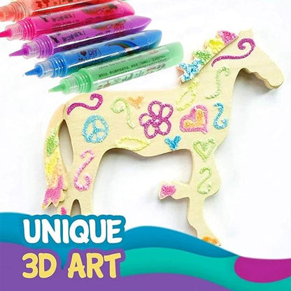 📌🔮Magic Pen – Draw 3D with one stroke!🎄 DIY Bubble Popcorn Drawing Pens& Buy 1 Get 1 Free 🔥🎁