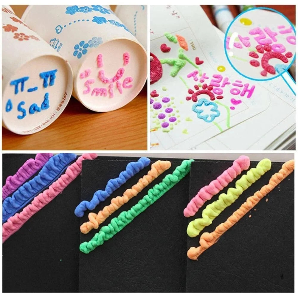 📌🔮Magic Pen – Draw 3D with one stroke!🎄 DIY Bubble Popcorn Drawing Pens& Buy 1 Get 1 Free 🔥🎁
