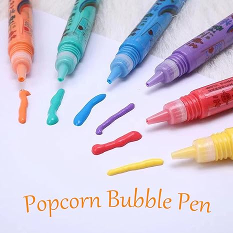 📌🔮Magic Pen – Draw 3D with one stroke!🎄 DIY Bubble Popcorn Drawing Pens& Buy 1 Get 1 Free 🔥🎁