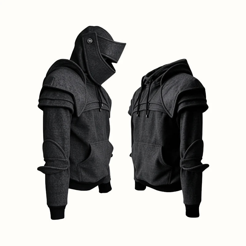 🛡️ Knight Cosplay Hoodie – Medieval Fantasy Streetwear Pullover