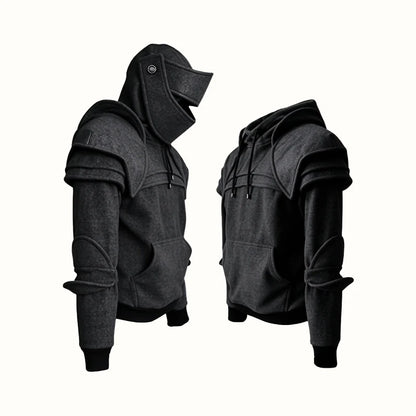 🛡️ Knight Cosplay Hoodie – Medieval Fantasy Streetwear Pullover