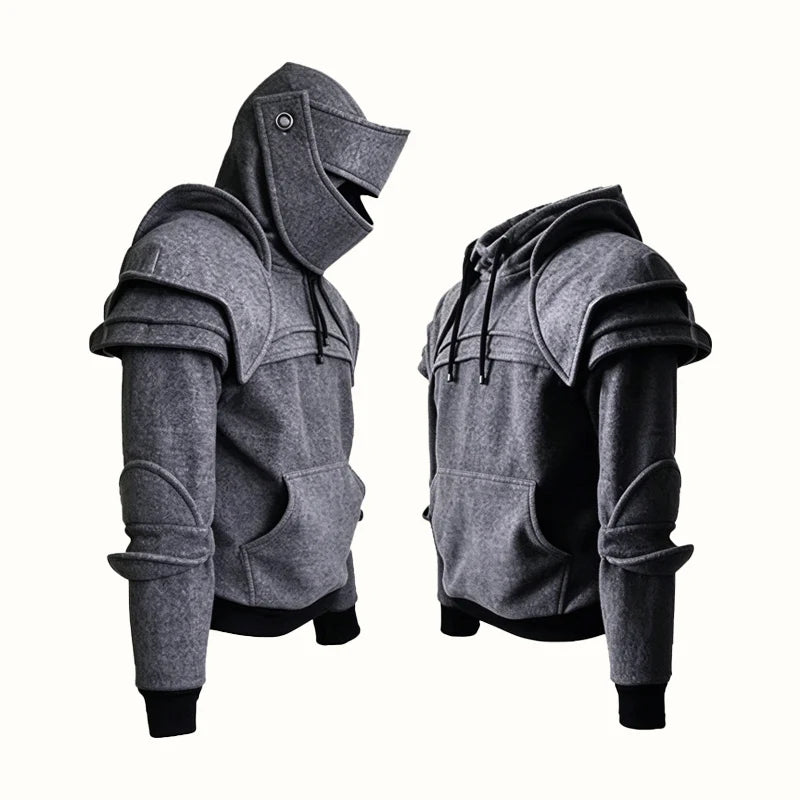 🛡️ Knight Cosplay Hoodie – Medieval Fantasy Streetwear Pullover