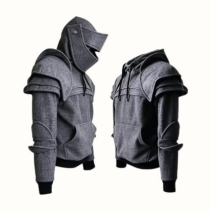 🛡️ Knight Cosplay Hoodie – Medieval Fantasy Streetwear Pullover