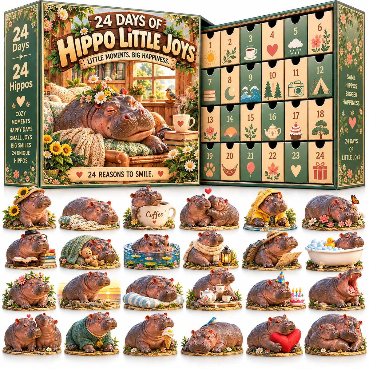 🦛 Ready for Some Hippo Madness?! 😂 2026 Hippo Adventures – 24 Days of Laughs!