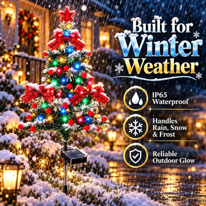 🔥 Last Day 49% Off Solar Cedar Christmas Tree Lights| Festive Outdoor Holiday Decor