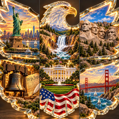 🦅🇺🇸 American Heritage™ Lighted Eagle Wall Art 🌟🌟