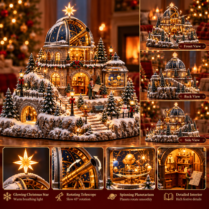 🔭observatory Christmas Star Dome – Festive Winter Holiday Display