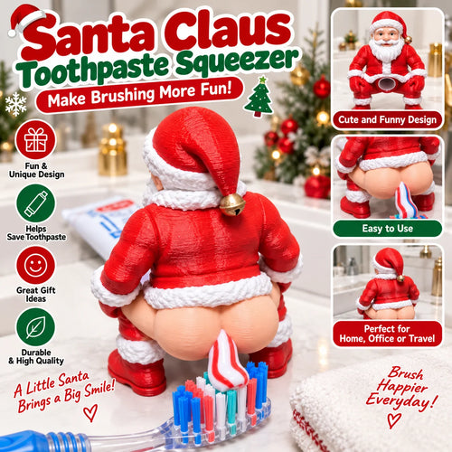 📌🎅Cheek District - Santa Toothpase Dispenser