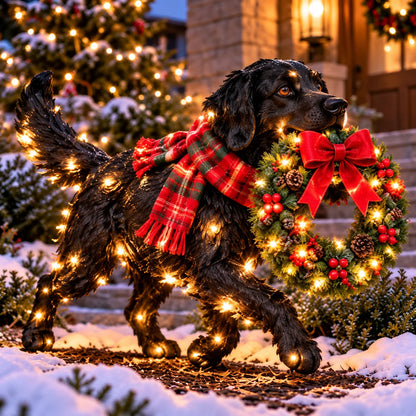 ✨🐶 Christmas Glow Pup Collection – Lighted Holiday Dog Yard Decor