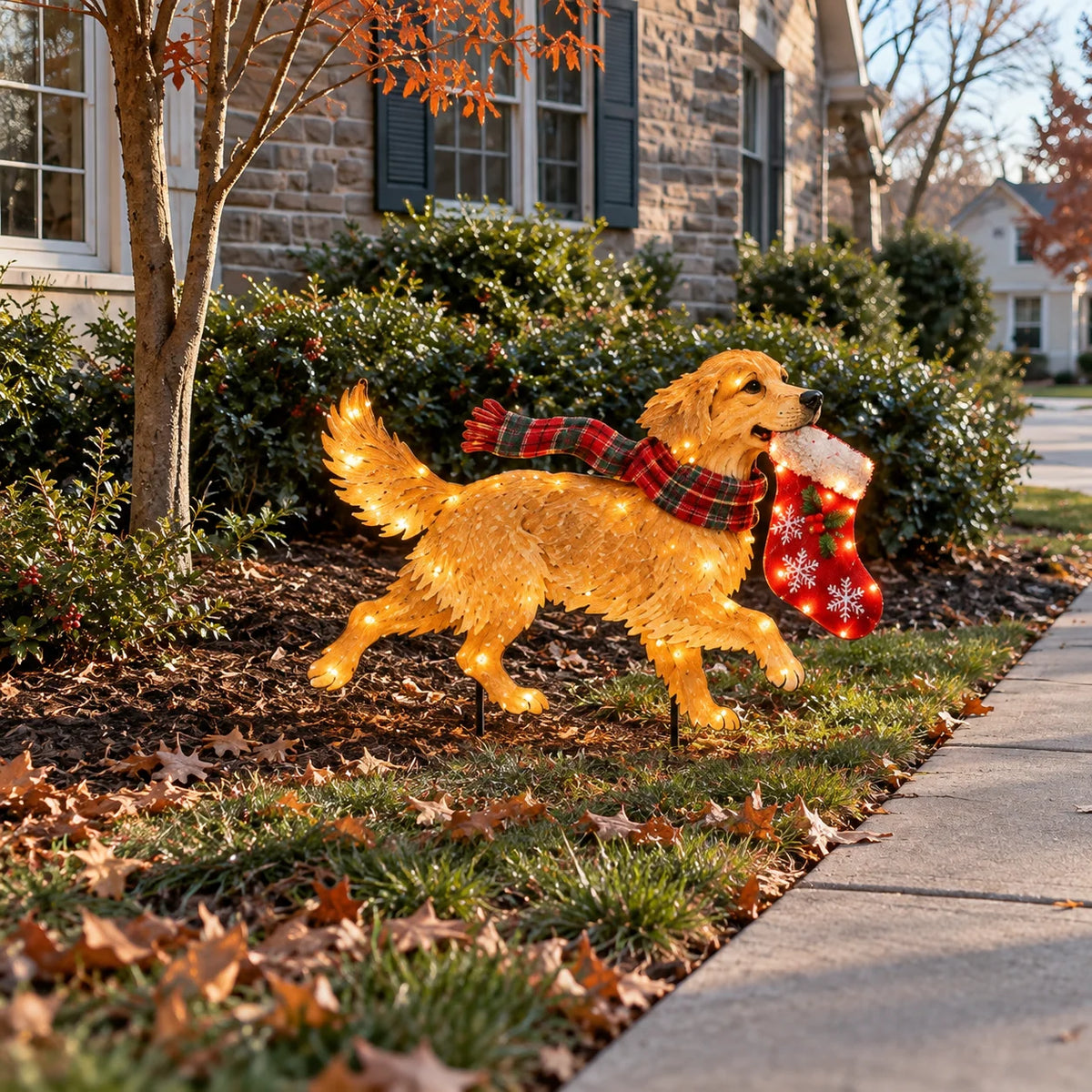 ✨🐶 Christmas Glow Pup Collection – Lighted Holiday Dog Yard Decor