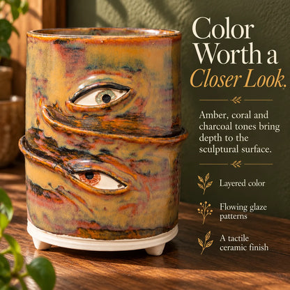 👁️Handmade Crying Eye Ceramic Planter - Only 11 Left