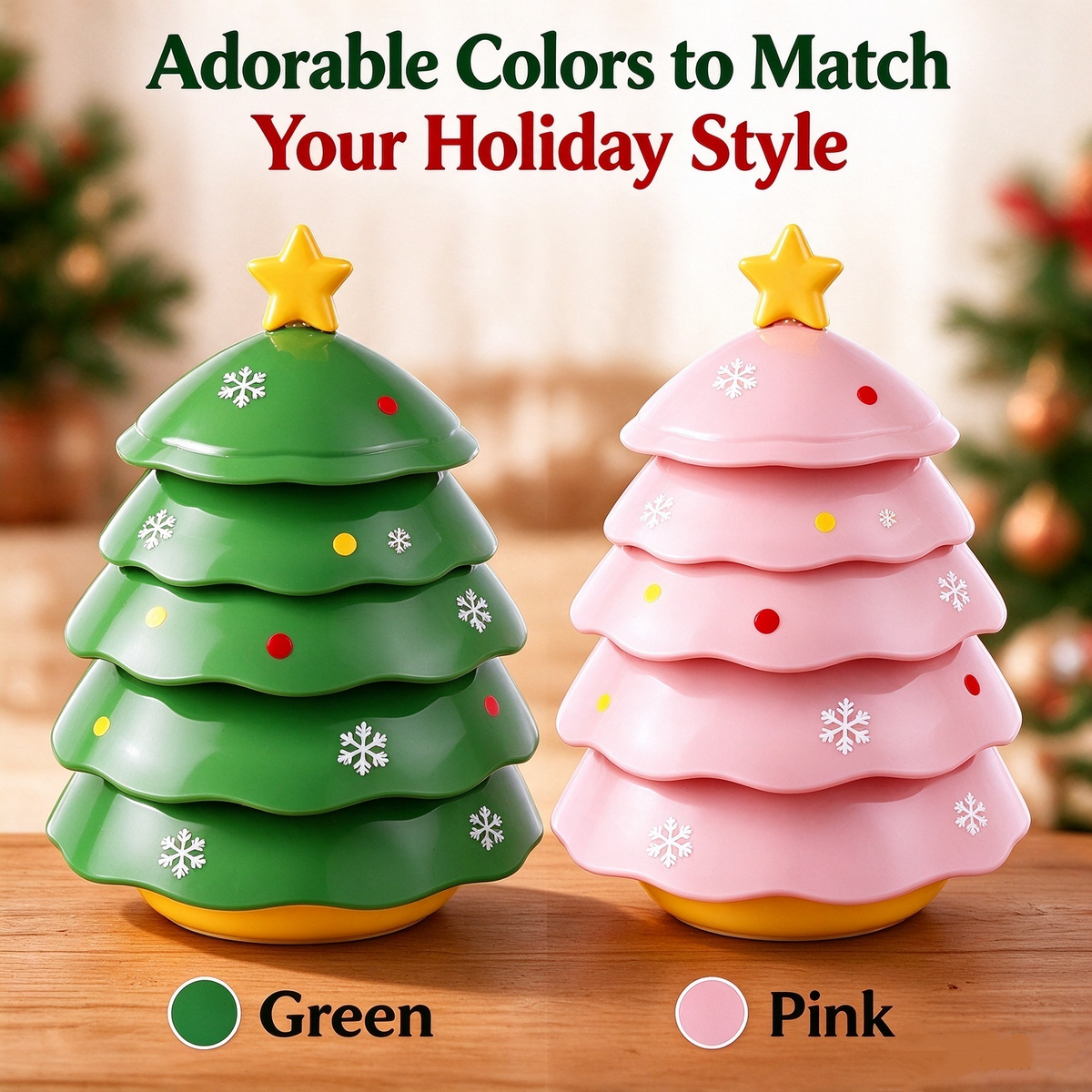 🔥🔥🔥Christmas Tree Mahjong Dice Dish – Festive, Multi-Use Tabletop Organizer