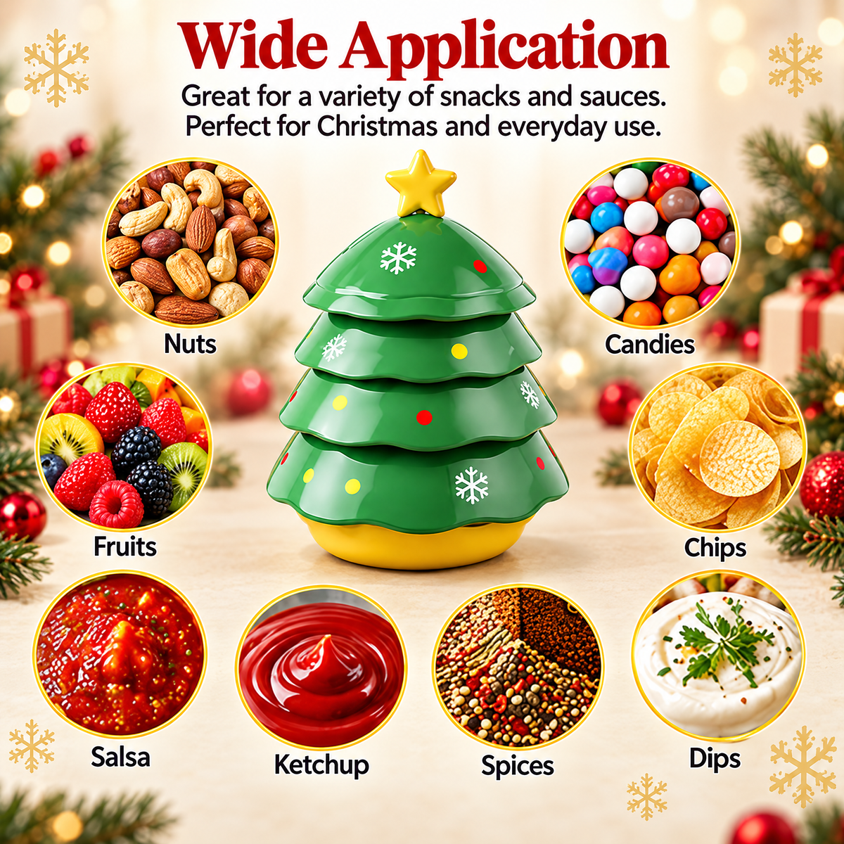 🔥🔥🔥Christmas Tree Mahjong Dice Dish – Festive, Multi-Use Tabletop Organizer