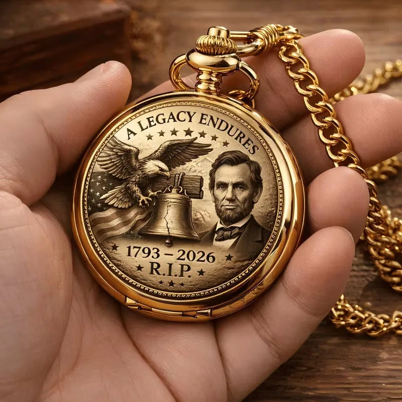 America 250th Anniversary Commemorative Pocket Watch — 1776-2026🥳
