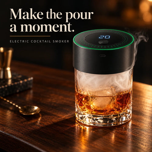 ⭐🥃 Electric Whiskey Smoker Kit — Rechargeable, No Butane⭐