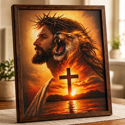 📌✝️ He Reigns — DIY Christian Jigsaw Puzzle👑