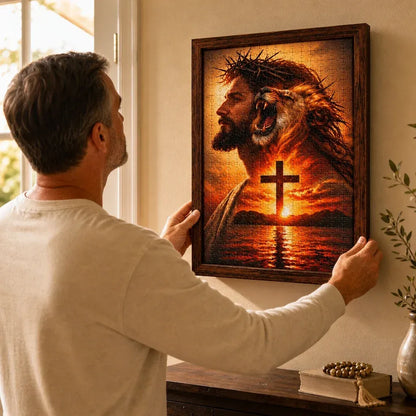 📌✝️ He Reigns — DIY Christian Jigsaw Puzzle👑
