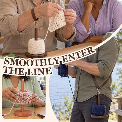 Portable Yarn Holder And Winding Stand