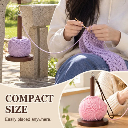 Portable Yarn Holder And Winding Stand