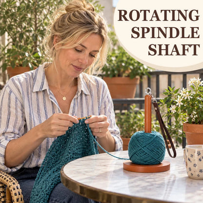 Portable Yarn Holder And Winding Stand