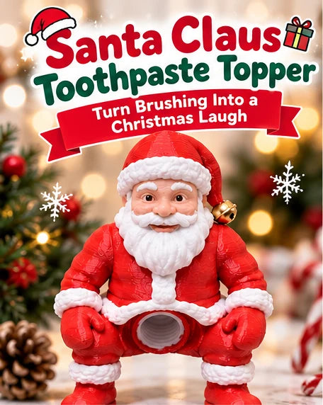 📌🎅Cheek District - Santa Toothpase Dispenser