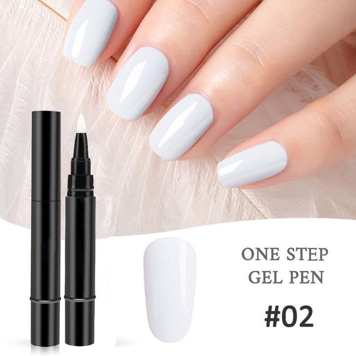 💅 Limited Time Buy 1 Get 1 Free ! ✨One Step Nail Gel Pen🎨Free handheld mini UV nail lamp💡