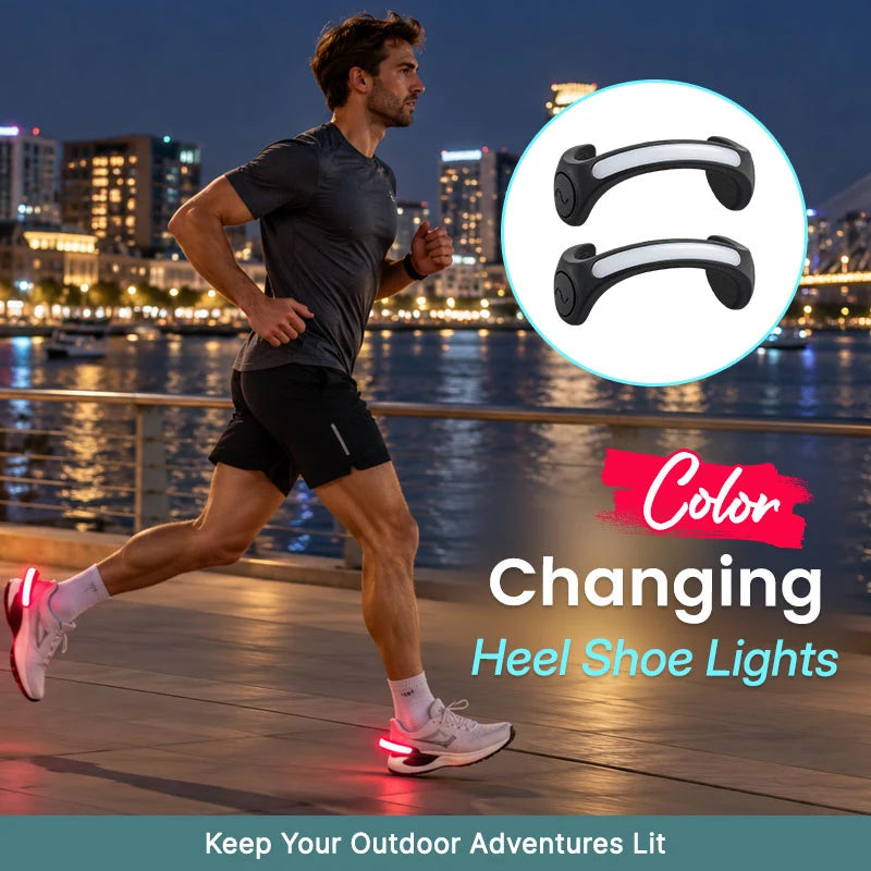 ✨BUY 1 GET 1 FREE✨🏃 LED Heel Lights for Shoes – Colorful Glow & Nighttime Visibility