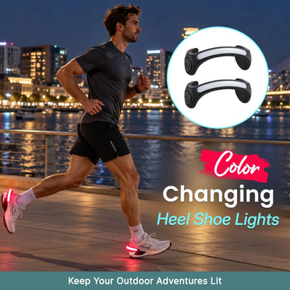 ✨BUY 1 GET 1 FREE✨🏃 LED Heel Lights for Shoes – Colorful Glow & Nighttime Visibility