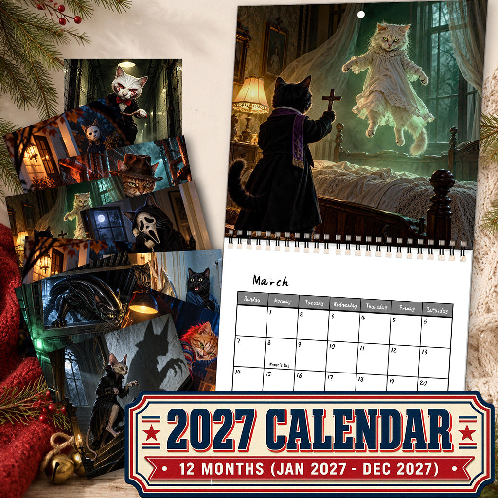 ✨Horror Cats 2027 Calendar