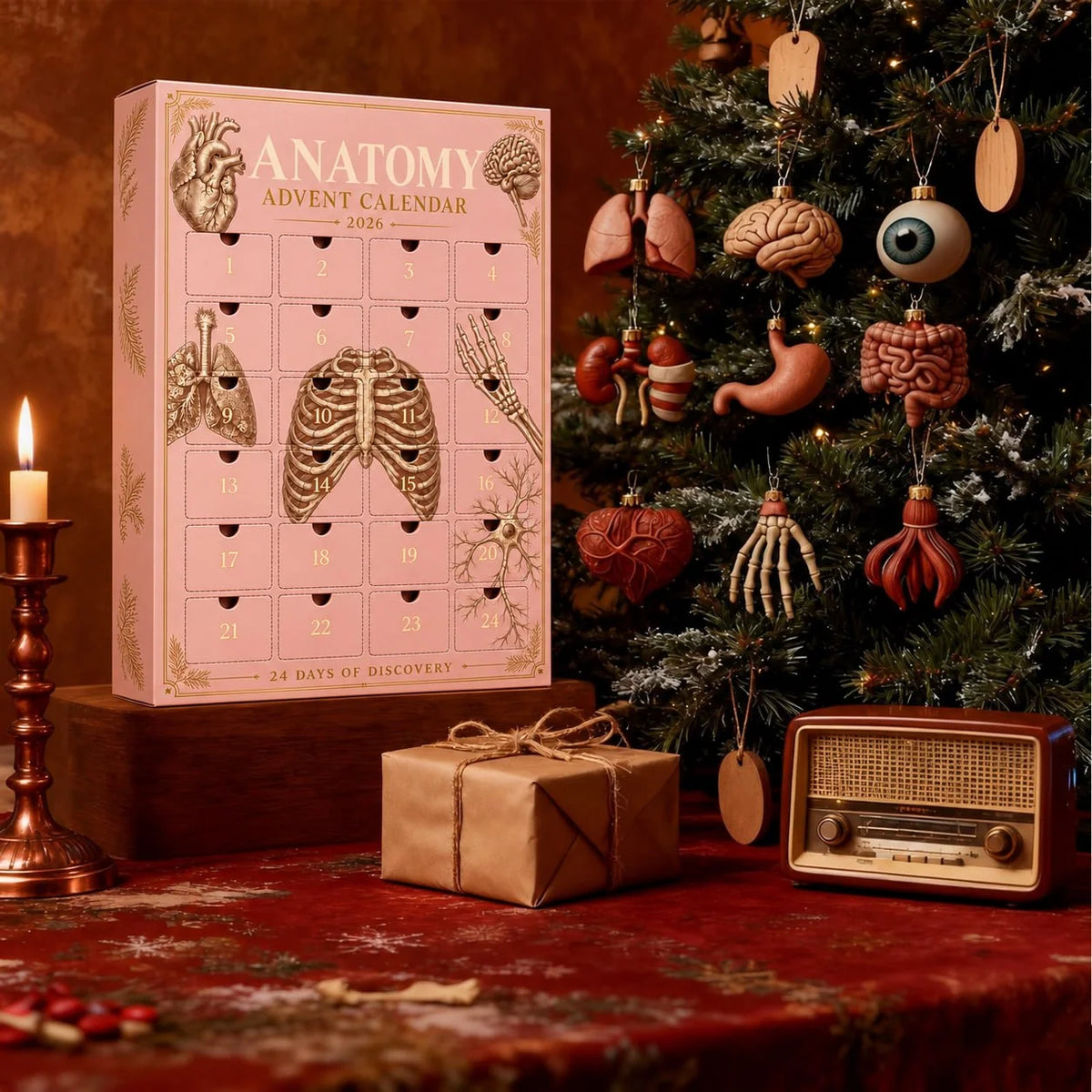 Anatomy Advent Calendar — 24 Anatomy Ornaments