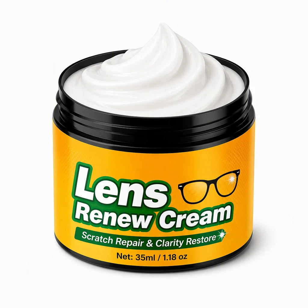 📌Lens Scratch Repair Cream Set with Sponge for Glasses Goggles Face Shields and Helmet Visors