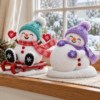 ☃️ Adorable Light-Up Snowmen | 4 Cute Christmas Garden Style🌞