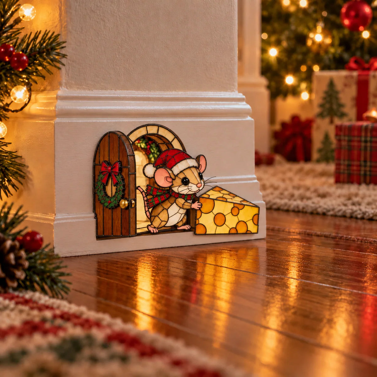 🏅Funny Christmas Baseboard Decorations – 5 Playful Holiday Designs