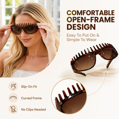 🔥50% OFF TODAY😎 2026 New Luxury High-Ceiling French Headband 2-in-1 Sunglasses