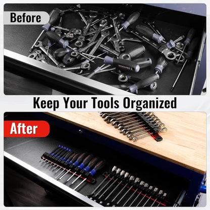 🔥LAST DAY 49% OFF - 🧲🛠️Magnetic Wrench and Screwdriver Organizer – Tool Organizer for Workshop & Garage