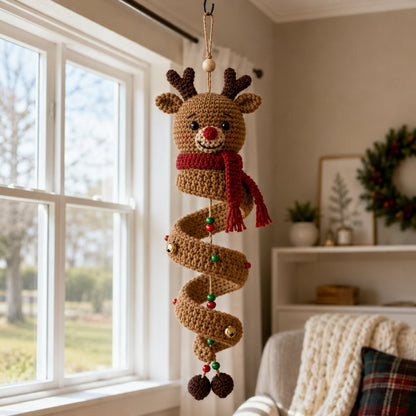 ☃️Last day 50% OFF - DIY spiral crochet snowman set