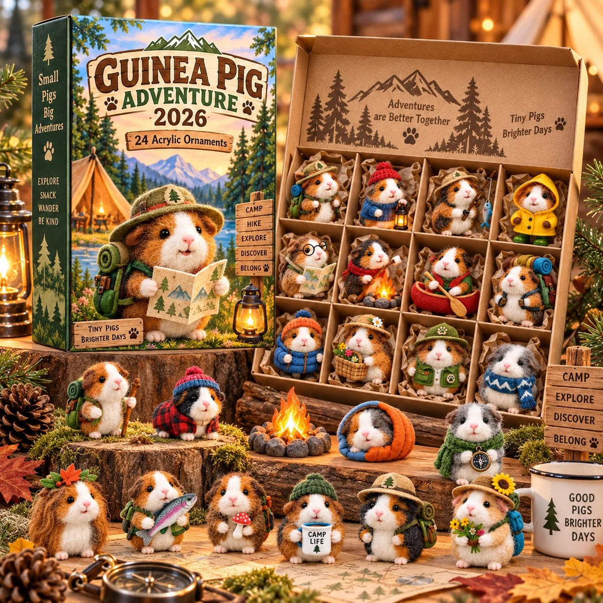 🐹🌲 24 Days of Tiny Adventures – Guinea Pig Christmas Collector Countdown 2026