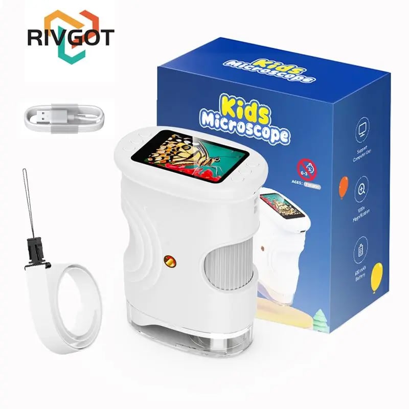 🔬 1000X Magic Eye: Kids' 2-in-1 Handheld Microscope & HD Camera 📸