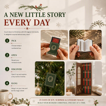 📚 25-Day Mini Book Advent Calendar – A Book Lover's Christmas Countdown