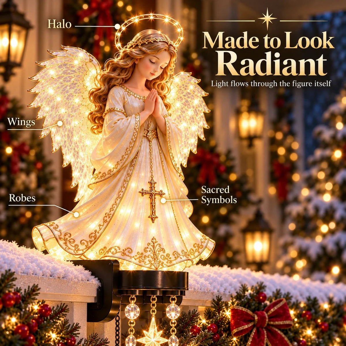 ✨ Sacred Christmas Railing Lights | The Christmas Decoration That Feels Truly Meaningful