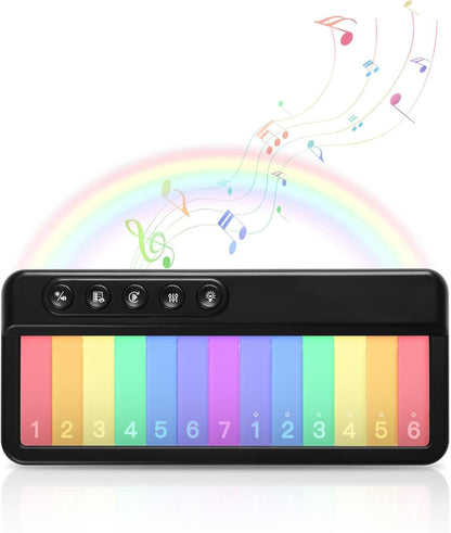 🎹Kids Mini Piano Toy W/Rainbow Lights🎹