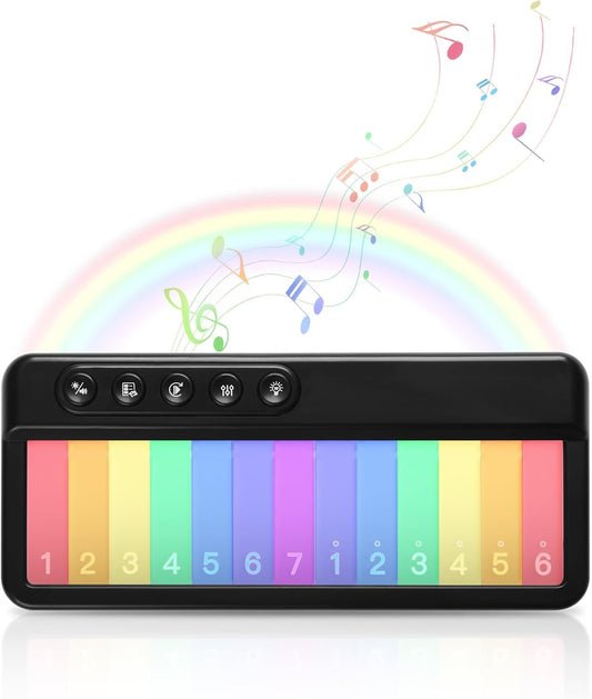 🎹Kids Mini Piano Toy W/Rainbow Lights🎹