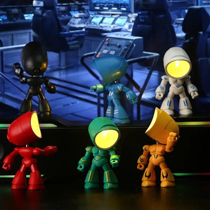 🔥Last Day 49% OFF - 🤖Lonely Robot Cartoon Cute Robot Design Companion Table Light