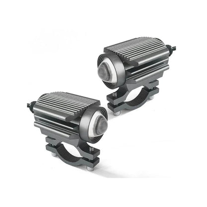 ⏰Universal Motorcycle LED Spotlight Dual Color Auxiliary Driving Light